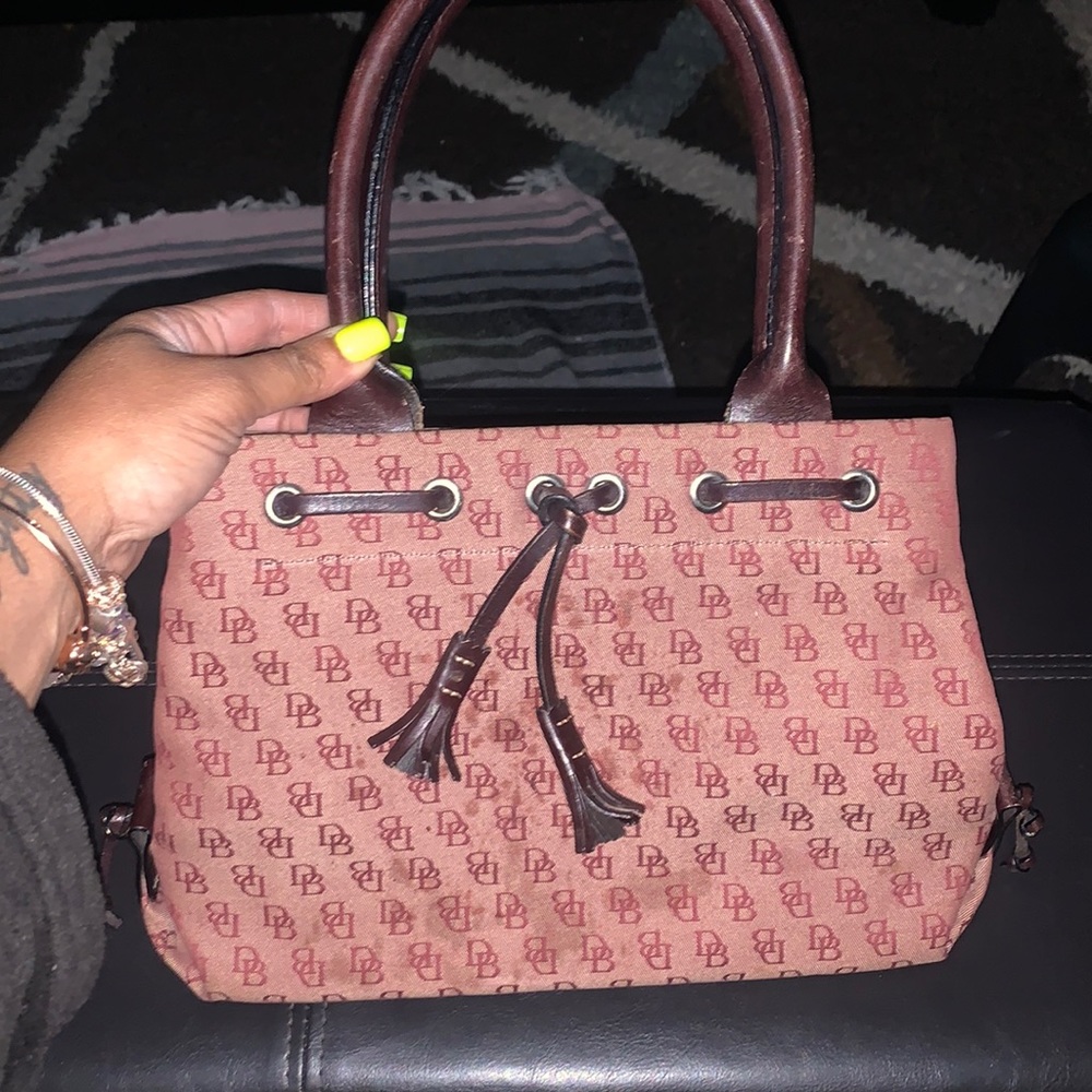 Maroon like color Doney and Bourke purse